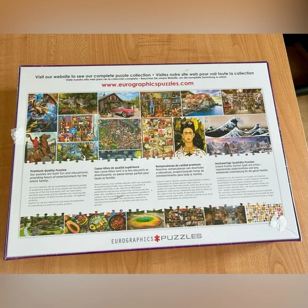 New Eurographics puzzle sealed 1000 pieces Halloween pets 19 x 26 jigsaw toys